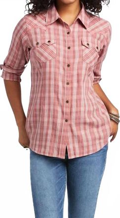 Ariat Real Antique Thunderbird Shirt In Pink