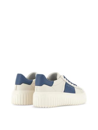Hogan Womens H-Stripes Logo Sneakers Multiple Colors Shoes >