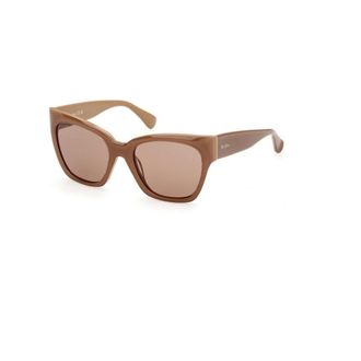 Max Mara Mm0204 46E Sunglasses - female - Max Mara - Sunglasses - Brown - 54 MM - Accessories