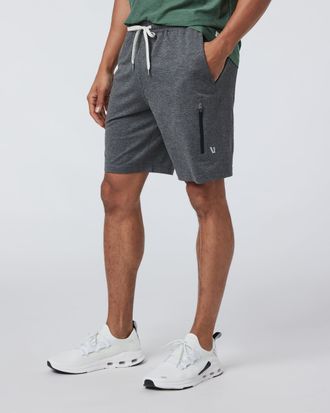 Vuori Clothing Sunday Performance Shorts 8 | Charcoal Heather | XS, Size Extra Small