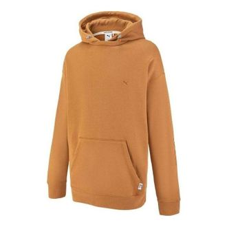 Puma MMQ Logo Hoodie Yellow 536596-74