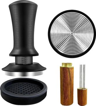OEM Juego De Prensadores De Caf&eacute; De 51 Mm, Que Incluye 6 Agujas De Prensado De Acero Inoxidable De 0,4 Mm De Grosor, Ideales Para Cafeter&iacute;as Y Amantes Del