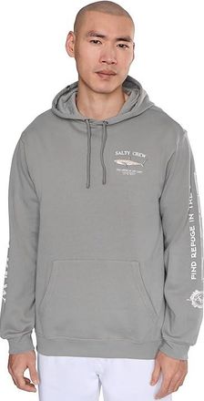 Salty Crew Bruce Fleece Mens Fleece Shark Skin : 2XL, Cotton/Polyester