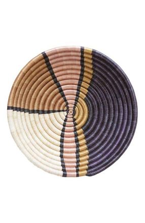 Indego Africa Stained Glass Plateau in Dark Blue, Tan, Blush at Nordstrom