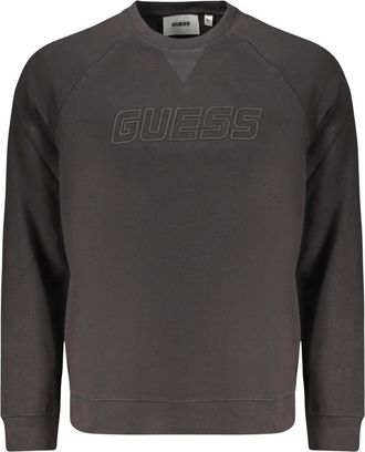 Guess Nieuwe Aldwin Sweater - Heren - Sweatshirts - Zwart - L - Katoen - Hoodies & sweatvesten