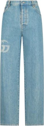Gucci Straight Jeans, male, Blue, Size: W31 5-pocket Straight Jeans