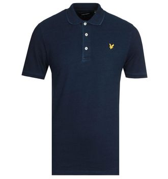 Lyle & Scott Mens Lyle And Scott Indigo Polo Shirt in Blue