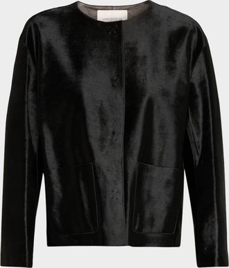 Lafayette 148 New York x The Morning Show Calf Hair Jacket