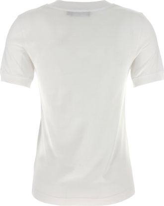 Dolce & Gabbana Womens White Cotton T-Shirt