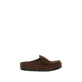 Birkenstock Naples Wrapped Narrow Fit - Dames - Slip ons - Bruin - 36 EU - Leer - Schoenen