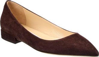 Jimmy Choo London Alvena Suede Ballerina Flat