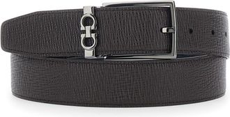 Ferragamo Brown Reversible Buckle Belt