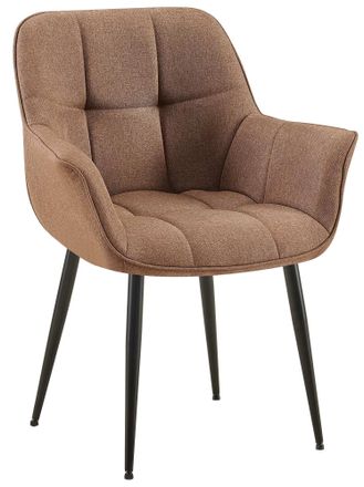 Clp Clp - Silla De Comedor Roseville En Tela O Polipiel Gris Topo Tela