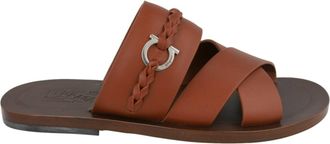 Ferragamo Giotto Leather Sandals