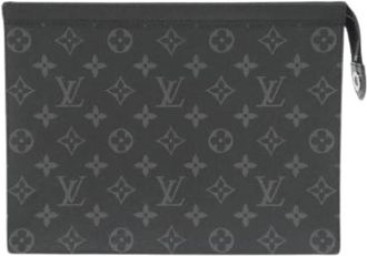 Louis Vuitton Pre-owned Pochette - Heren - Vintage Clutch - Zwart - ONE Size - Vintage