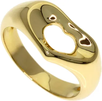 Tiffany & Co. Open Heart Yellow Gold (18K) Band Ring (Pre-Owned)
