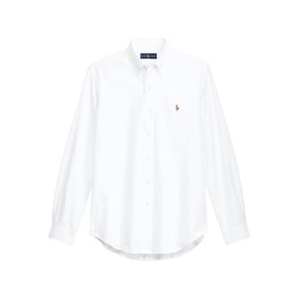 Polo Ralph Lauren Casual Shirts, male, White, Size: 3XL Chemise Oxford lav&eacute;