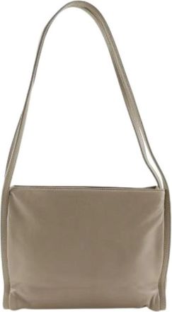 Loewe Pre-owned Lamsleren Schoudertas - Dames - Vintage Schoudertas - Beige - ONE Size - Leer - Vintage