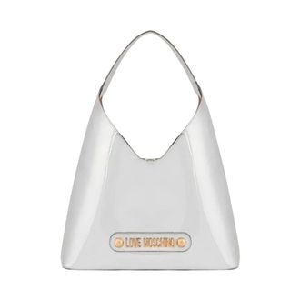 Love Moschino Handbags, female, Gray, Size: ONE SIZE Shopper Bag