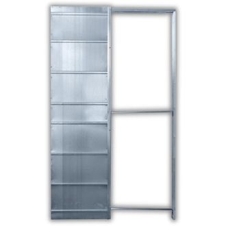 No Brand No Brand - Controtelaio cartongesso per porte a scomparsa in lamiera con spessore 100 mm - 70x210 cm