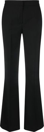 Blanca Vita high-waisted flared trousers - women - Spandex/Elastane/Polyester/Wool - 46 - Black
