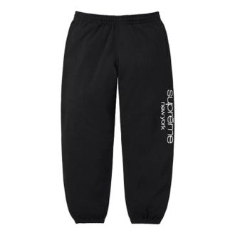 SUPREME SS26 Classic Logo Sweatpant Black SUP-SS26-062-BLK