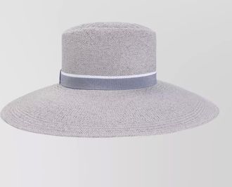 Maison Michel wide-brim straw sun hat