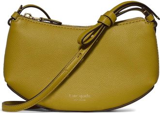 Kate Spade New York loop pebble leather crossbody bag in Laurel Leaf at Nordstrom