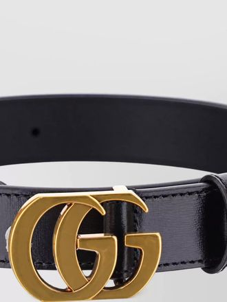 Gucci leather slim belt