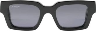 Off-white VIRGIL Dark Grey Square Unisex Sunglasses OERI126 1007 50