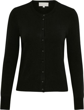 Inwear Zwarte Vest met Knoopsluiting - Dames - Vesten - Zwart - M - Truien & Vesten