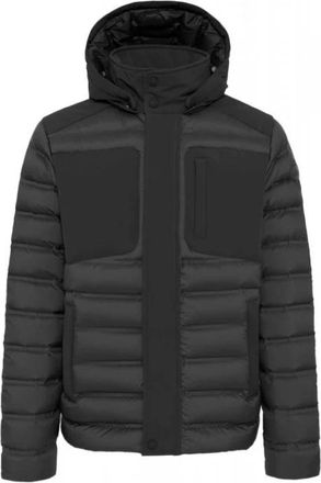 Colmar Seamless Down Jacket with Removable Hood - Heren - Gewatteerde jassen - Zwart - 2XL - Leer - Jassen