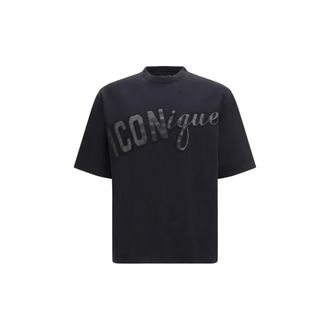 Dsquared2 Black Cotton Mens T-Shirt