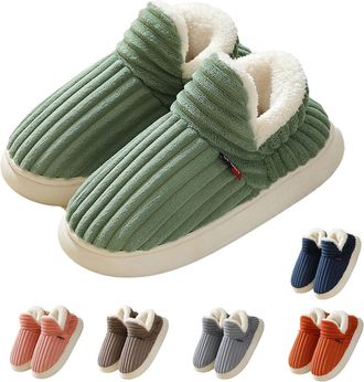 Generic Cloud Slippers for Women Men, Womens Unisex Winter Cozy & Stylish Fashion Booties Slipper Casual Home Shoes (Green B, M, Adult, Women, 3.5, Numeric Ra