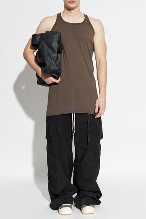 Rick Owens Sleeveless T-shirt, Mens, Brown