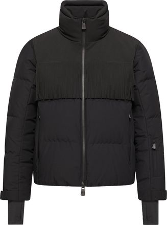 Moncler Moncler Bessin Fringed Insulated Ski Jacket, Women, Black, Size: 0
