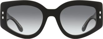 Isabel Marant Butterfly Acetate Sunglasses - Black
