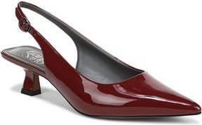 Franco Sarto Jaden Pointed Toe Slingback Pump in Dark Red at Nordstrom Rack, Size 7.5