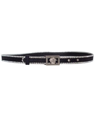 Versace Canvas Medusa Belt With Strass (Authentic Pre-Loved)