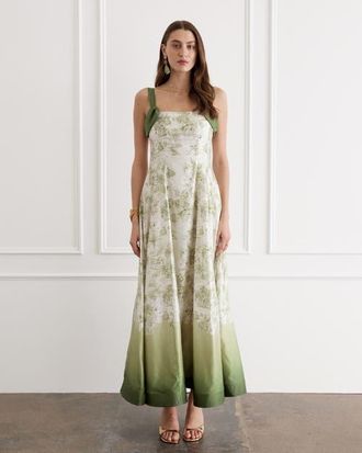 Aqua Blu Australia Delphine Maxi Dress in Faisane at Nordstrom, Size X-Large