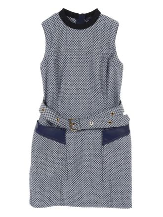 Louis Vuitton 2010s Damier Azur dress - women - Cotton - 38 - Blue