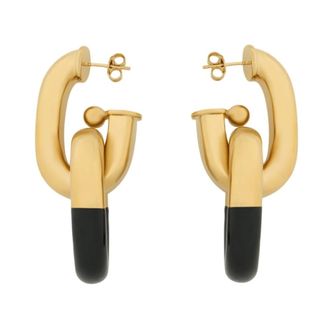 Paco Rabanne XL Link Oorbellen - Dames - Oorbellen - Geel - ONE Size - Accessoires