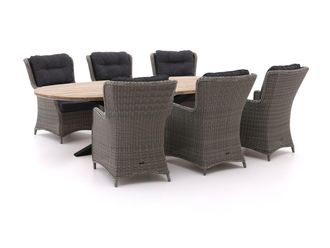 Intenso Furniture Intenso Milano/ROUGH-Y Ellips 280cm dining tuinset 7-delig
