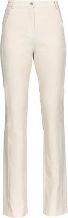 Pinko Petreo Broeken - Dames - Straight fit broeken - Wit - S - Katoen - Broeken