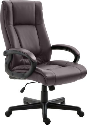 Clp Silla De Oficina Xl Sparta Imitaci&oacute;n Cuero Marr&oacute;n
