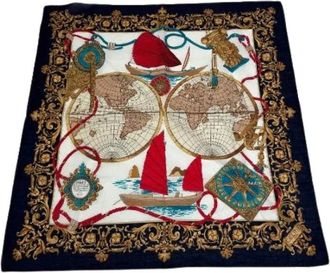 Celine Pre-owned Scarves, female, Multicolor, Size: ONE SIZE Pre-owned Silk Scarf