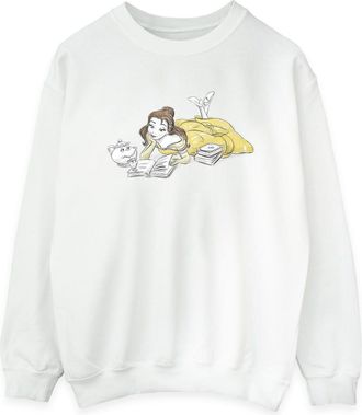 Disney Dames/Dames Beauty And The Beast Belle Leest Sweatshirt (Wit)