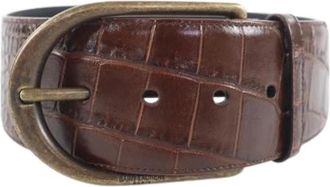 Saint Laurent Pre-owned Vintage Riem - Dames - Vintage Accessoires - Bruin - ONE Size - Leer - Vintage