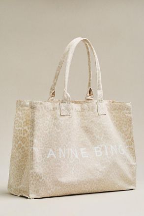 Anine Bing Leo Canvas Tote Bag