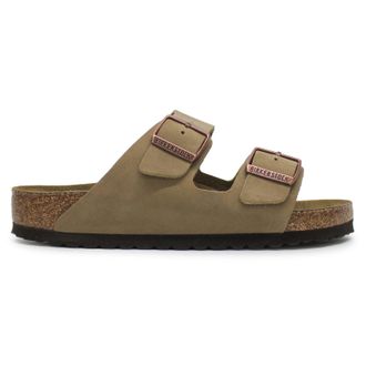 Birkenstock Arizona BS Soft Footbed Oiled Leather Unisex Slides Sandals - Tobacco Brown - Size:UK 5.5